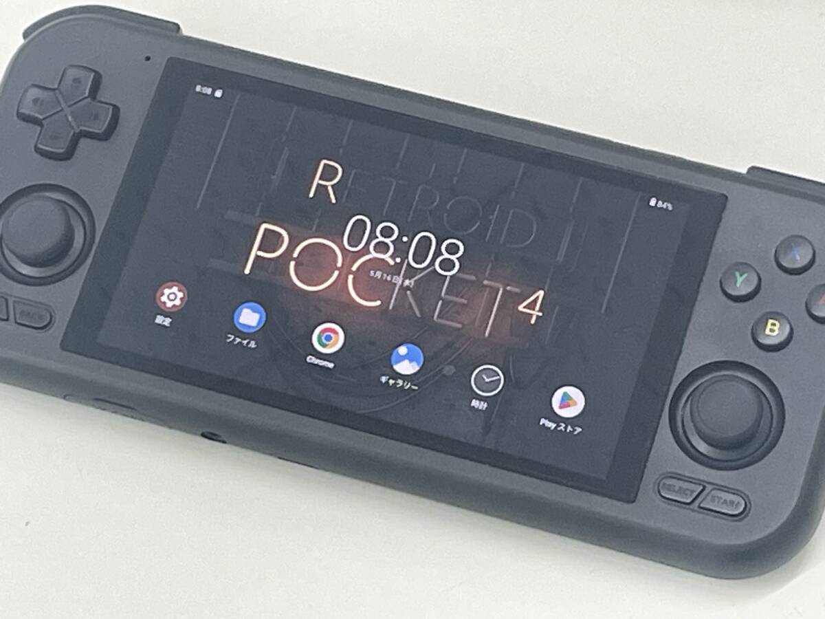 Retroid Pocket 4 Pro retro ido pocket 4 Pro black emulator - game machine box cable manual MicroSD complete set 