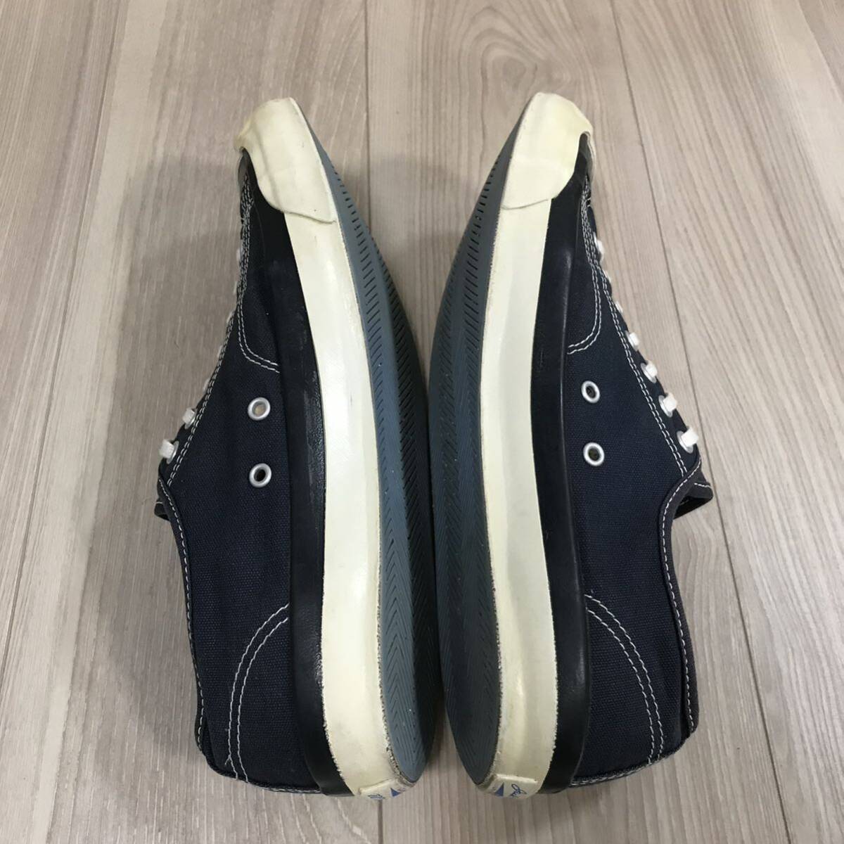 CONVERSE JACK PURCELL US U.S. ORIGINATOR NAVY ATHLETIC USA 9.5 コンバース ジャックパーセル ネイビー ブラック ホワイト ビンテージ_画像6