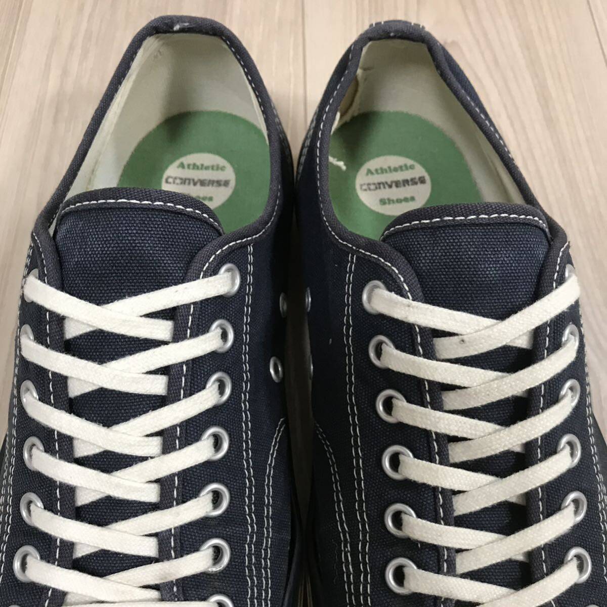 CONVERSE JACK PURCELL US U.S. ORIGINATOR NAVY ATHLETIC USA 9.5 コンバース ジャックパーセル ネイビー ブラック ホワイト ビンテージ_画像4