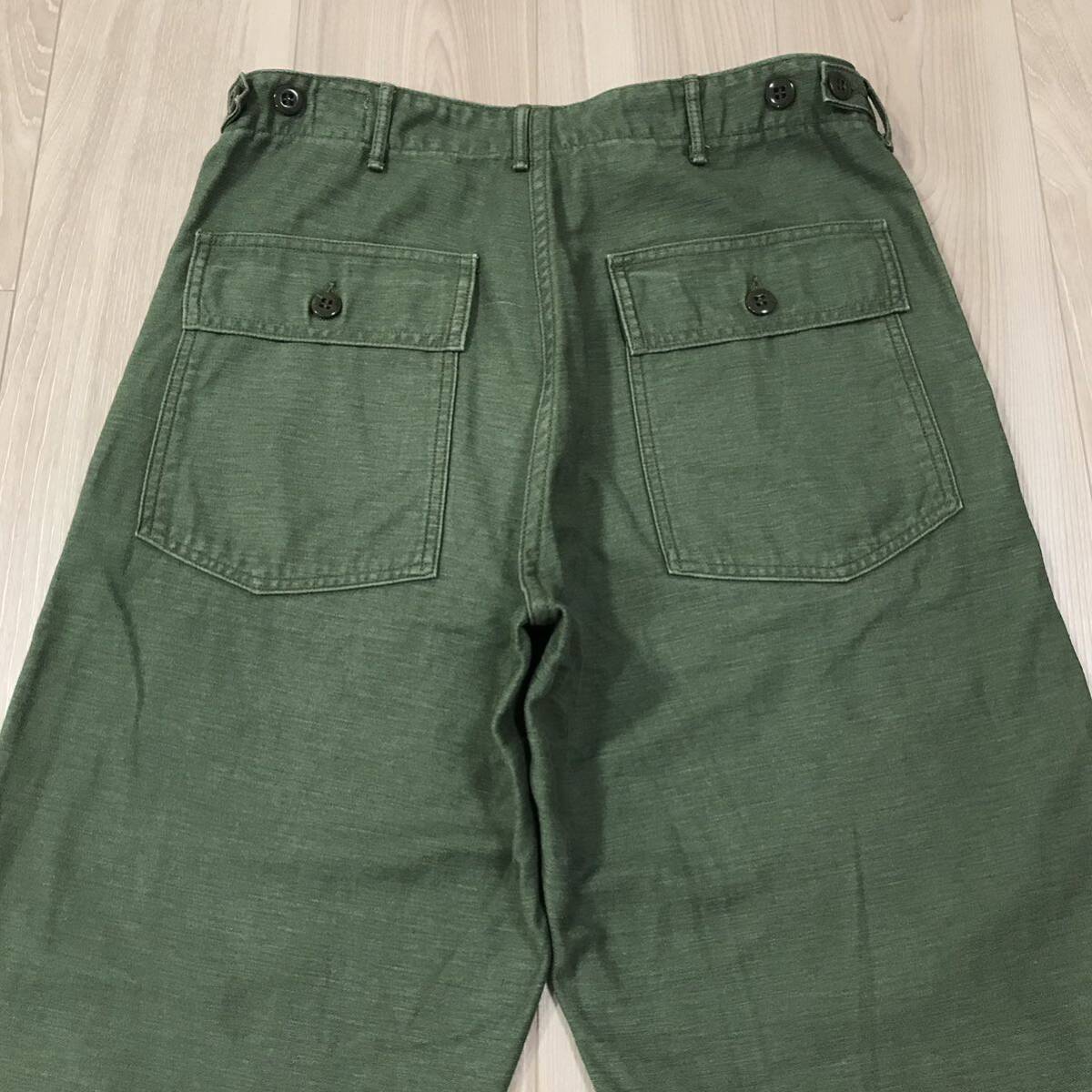 or slow orslow US ARMY FATIGUE PANTS MADE JAPAN オアスロウ ファティーグ ベイカー パンツ ミリタリー アーミー カーゴ カーキ 日本製_画像5