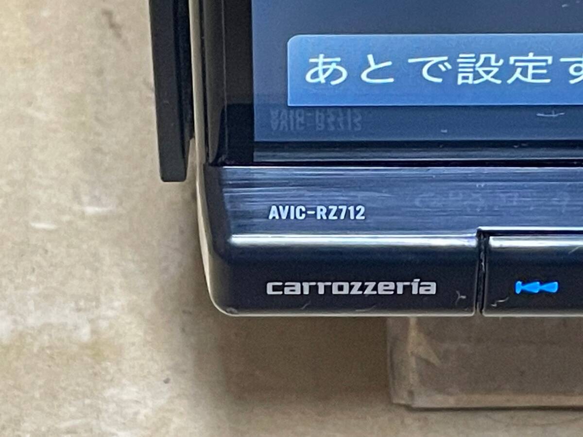 carrozzeria 楽NAVI AVIC-RZ712 2021年地図 フルセグ CD DVD USB Bluetooth HDMI 動作ok 新品プリントアンテナ付の画像4