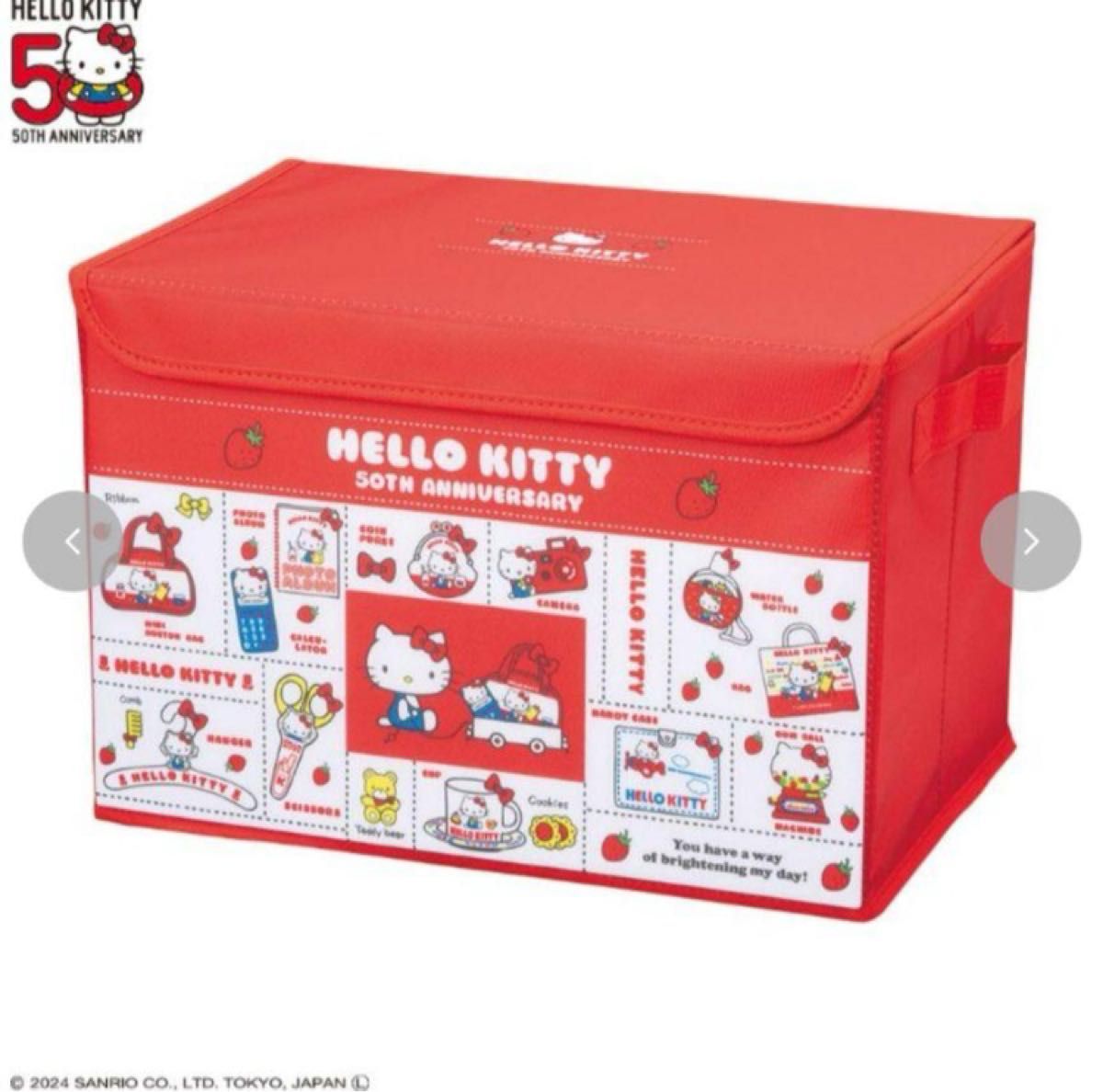 新品未開封 しまむら キティ 50周年 フタ付き収納ボックス 新品未開封 しまむら キティ 50周年 フタ付き収納ボックス