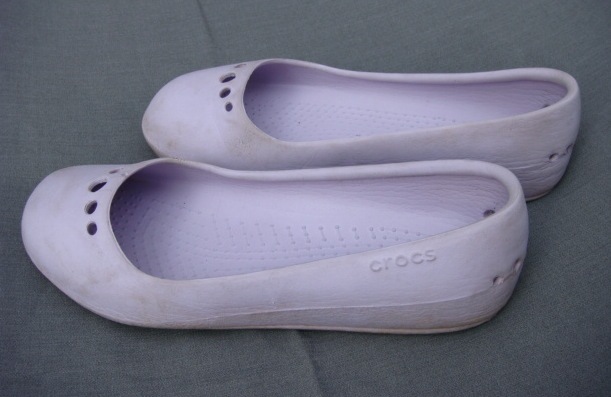 crocs 　クロックス 　フラット　４　_画像1