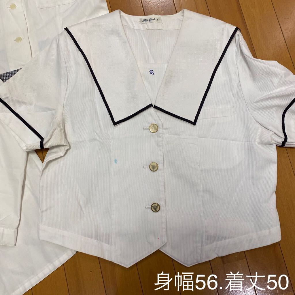 4 0 costume play clothes summer uniform short sleeves blouse 3 pieces set Ogaki Sakura beauty .... virtue an educational institution 