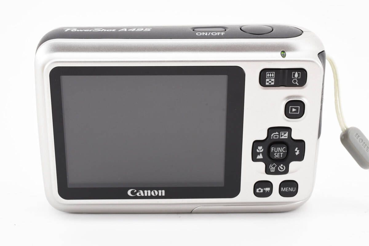 ★極上品★ Canon キャノン Power Shot A495 パワーショット PC1470 コンパクトデジタルカメラ 元箱付 #1095L065の画像5