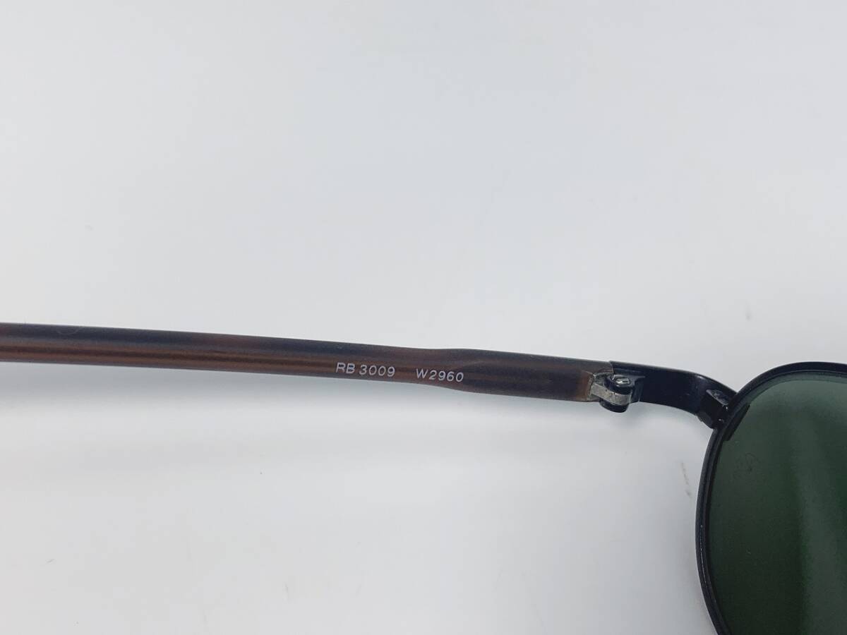 61n 60 Ray-Ban レイバン メガネ 眼鏡 サングラス RB 3009 W2960 MADE IN ITALY 中古 現状品の画像6