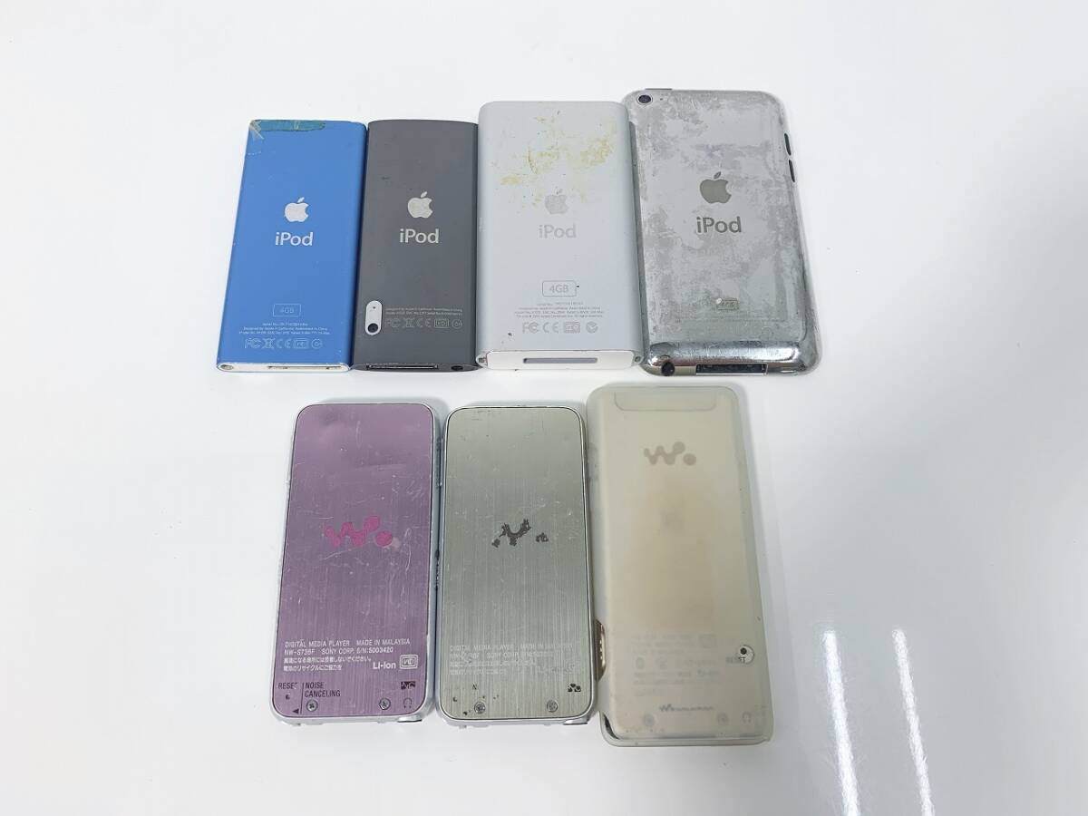 72n LPP/60 iPod アイポッド 4台 SONY ソニー ウォークマン 3台 計7台 まとめて 未検品 部品取り 現状品_画像2