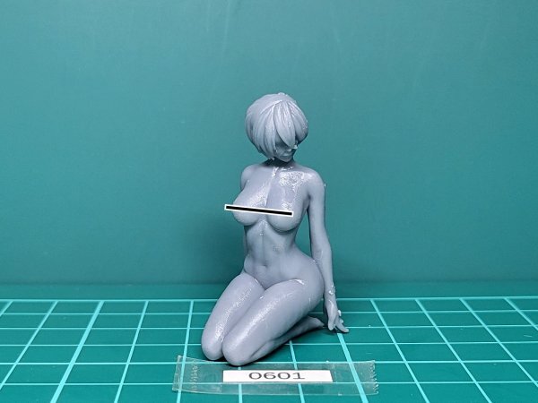 ★（0601）超精密レジンフィギュア『Nier Automata 2B』FULL_NUDE／≒S:1/20／8K光造形プリント品 ／★シタデル等の練習に_画像2