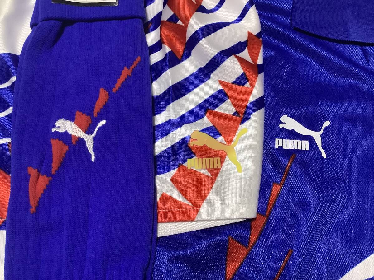 PUMA Puma Япония представитель 1993do- - три .. хорошо KAZU Home форменные брюки носки комплект с биркой новый товар не использовался 11