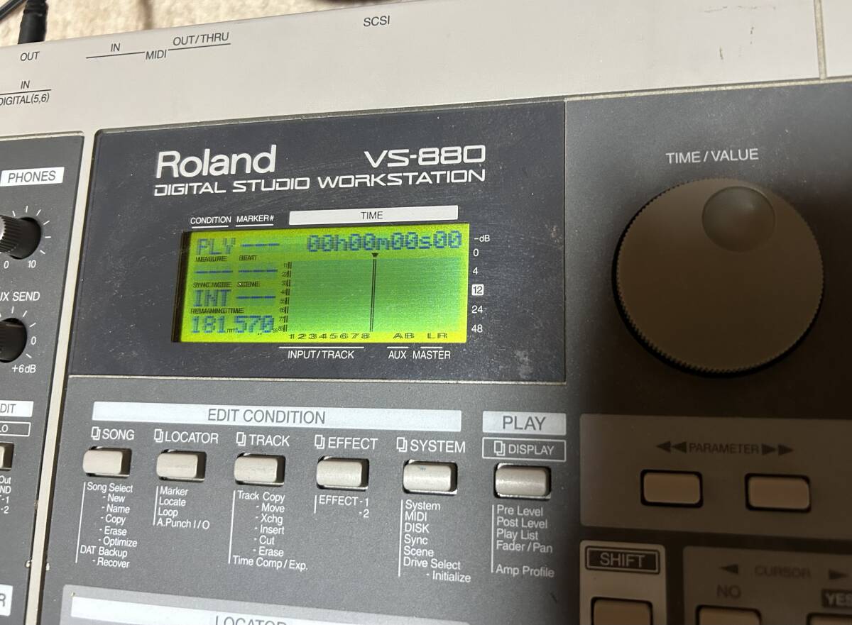 Roland VS-880 рабочее состояние подтверждено цифровой звук рабочая станция 