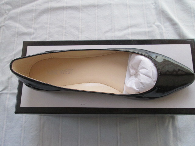  new goods * Hawaii Nine West NINE WEST popular black color black simple design flat shoes bare- shoes pumps 