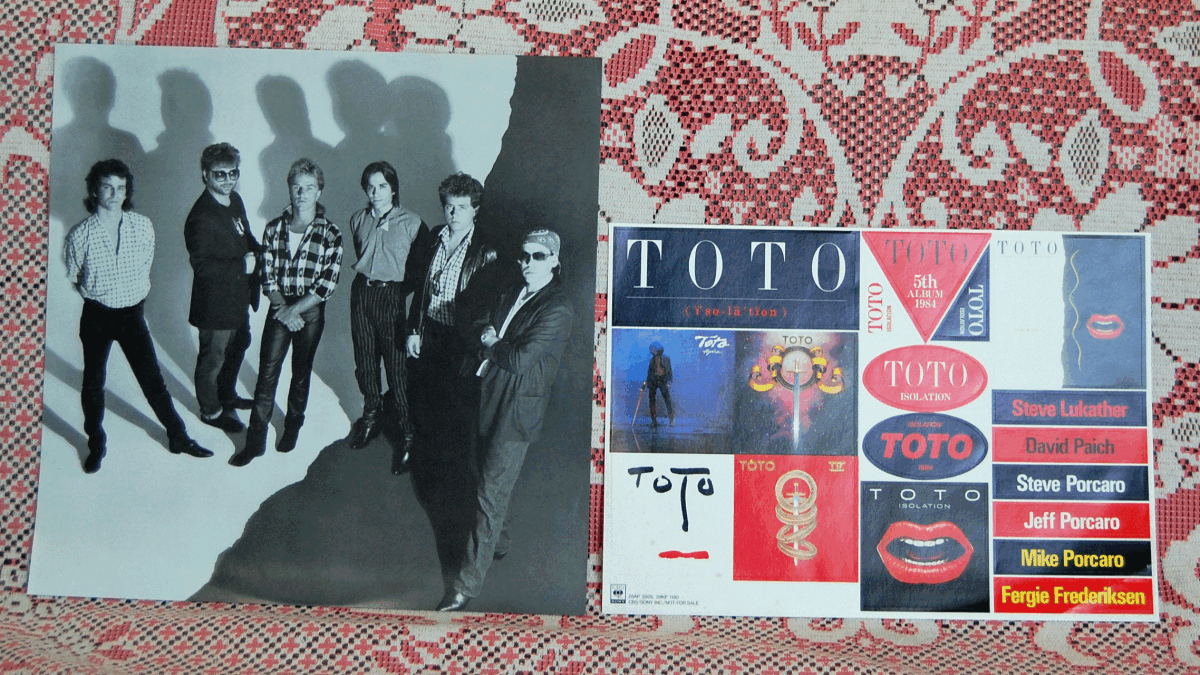 LP●TOTO/アイソレーション　初回特典　特製ステッカー/28AP 2929_画像3