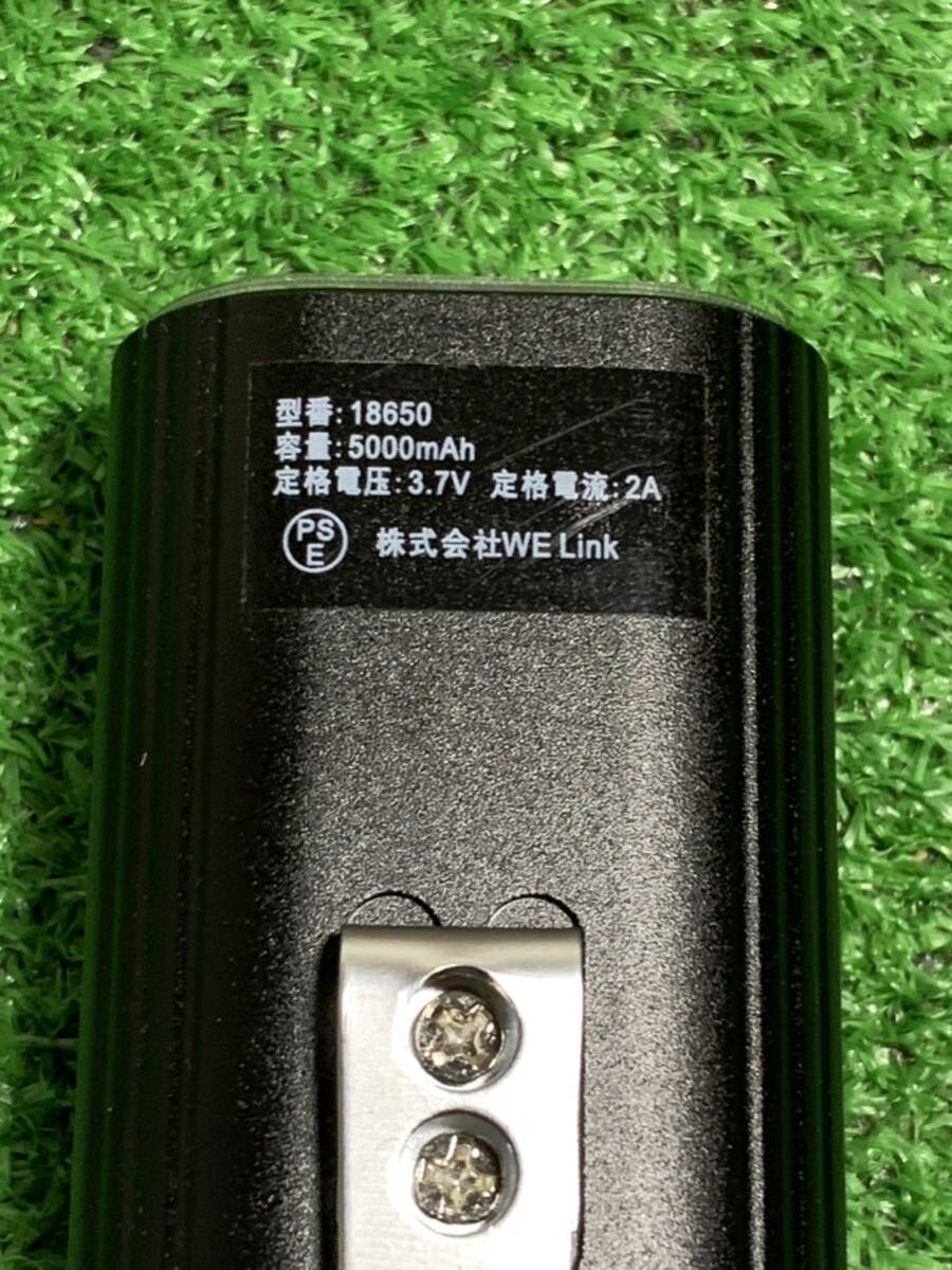 【未使用品】 WUATOPKIN 自転車用ライト 自転車 ライト 型番18650 容量5000mAh ブラック 4段階 26-15_画像5