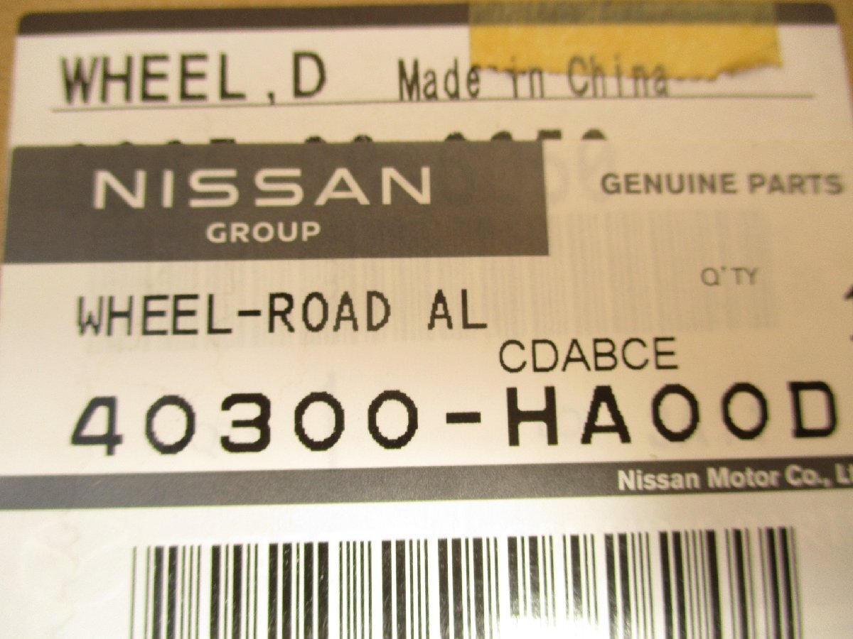 日産純正 ラフェスタ CWEFWN CW系 純正アルミホイール 1本 15インチ 6J+52.5 PCD114.3 5穴 40300-HA00D 未使用_画像6