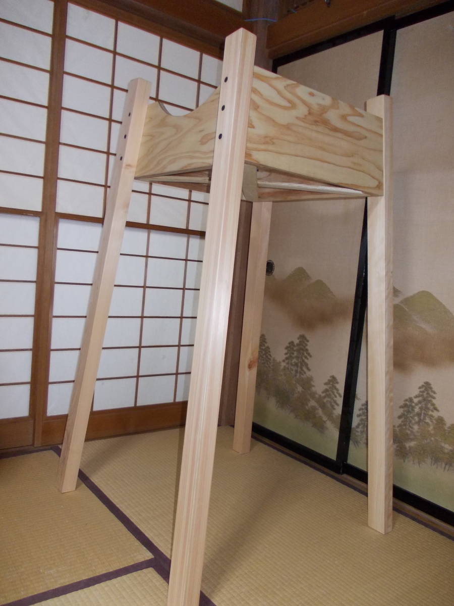 12250円 弓道具 巻藁台 新品 脚はヒノキ 工場直送 本職の一品 12250円 弓道具 巻藁台 新品 脚はヒノキ 工場直送 本職の一品