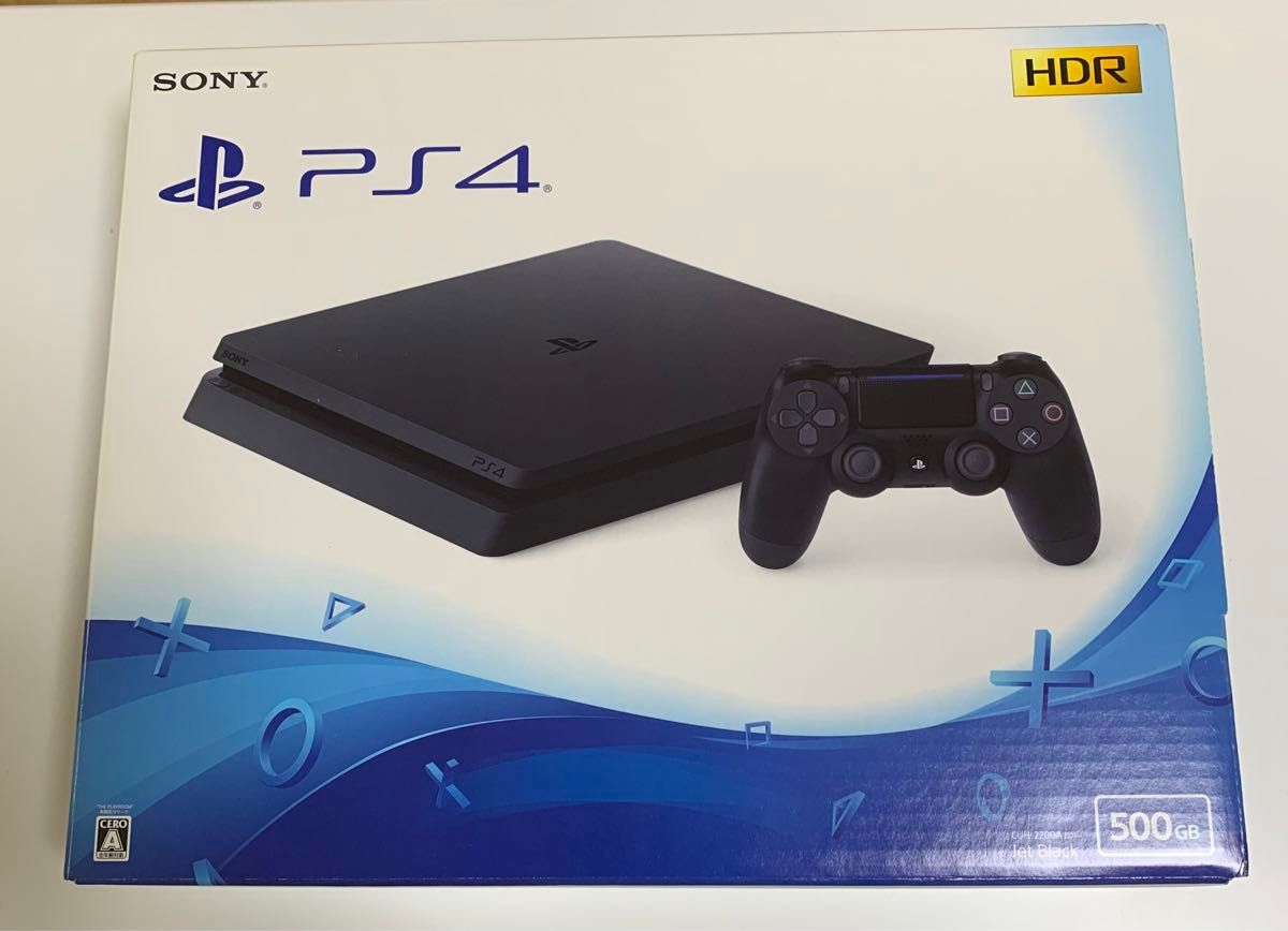 PlayStation4 ジェット・ブラック 500GB CUH-2200AB01箱あり