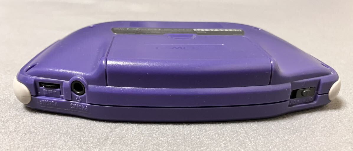 [T]動作品　ゲームボーイアドバンス GBA 任天堂 バイオレット AGB-001 ニンテンドー 本体　GAME BOY ADVANCE _画像6