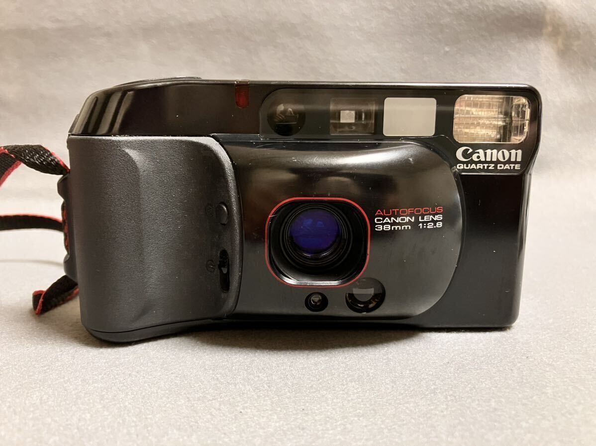 [T2549]Canon Autoboy3 QUARTZ DATE オートボーイ3 クォーツデイト コンパクトフィルムカメラ レンズ 38mm 1:2.8 オートフォーカスの画像2