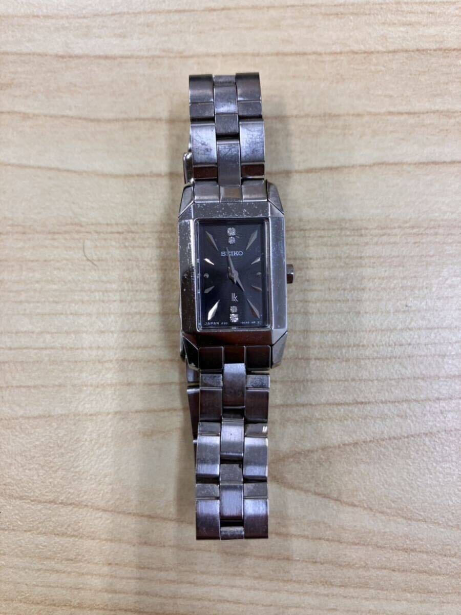 [T]おまとめ　SEIKO 腕時計 ルキア 不動品 1N01-0BY0 1F20-0BK0 1F20-0BW0 シルバー　防水　スクエア_画像2