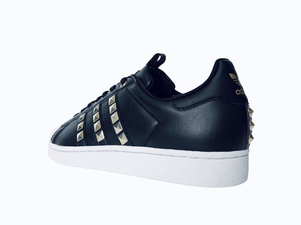 デッド!! 希少!! 13年 adidas SS STD SUPERSTAR スーパースター スタッズ ブラック 黒 × 金 us 9.5 / 27.5 ㎝_画像5