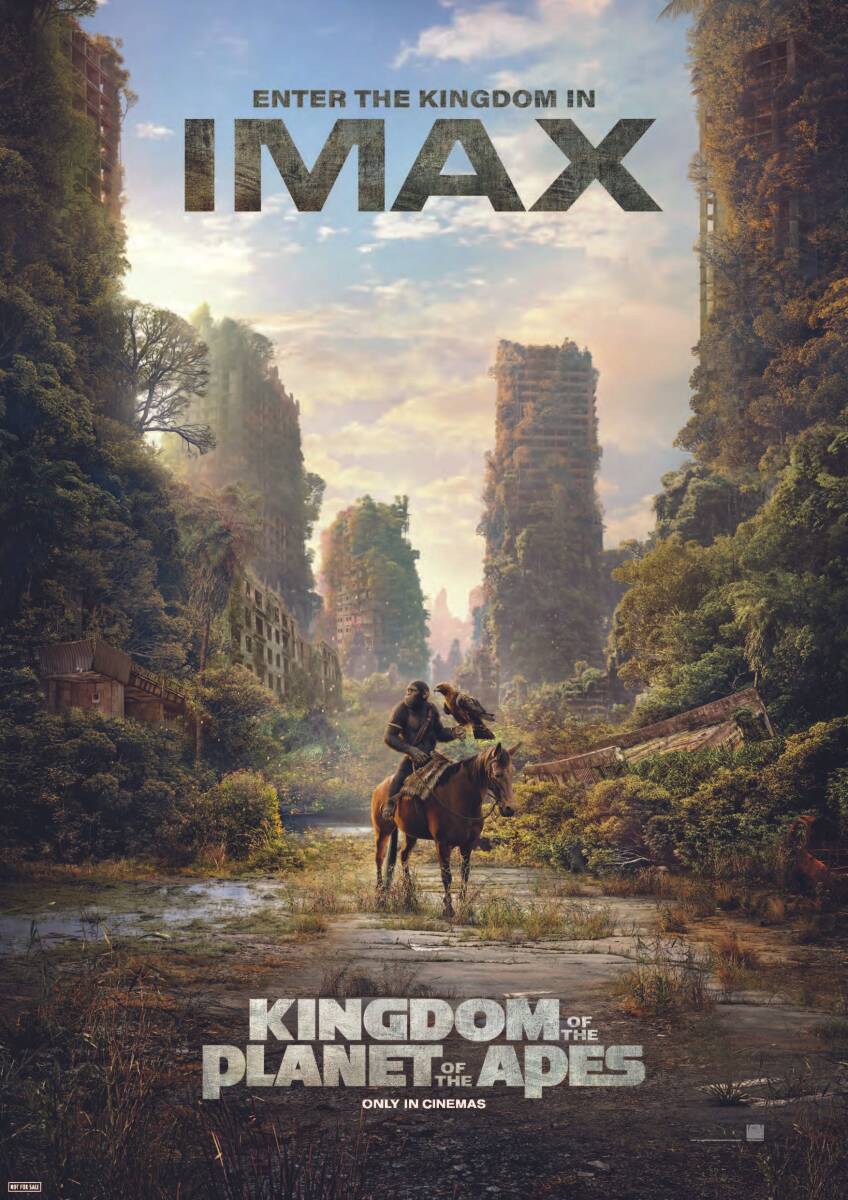 猿の惑星キングダム IMAX 限定 ミニ ポスター ＋ チラシ + 冊子 ／ ウェス・ボール監督 オーウェン・ティーグ フレイヤ・アーラン_画像1