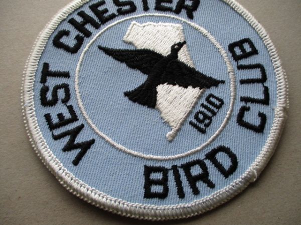 70s ウエストチェスター バードクラブWEST CHESTER BIRD CLUBワッペン/ビンテージPATCHバードウォッチング野鳥キャンプCAMPアウトドア V194_画像2