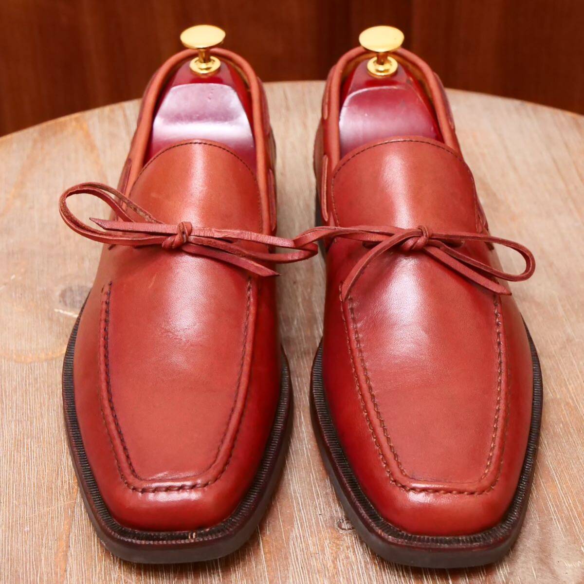  ultimate beautiful goods *[JUNKO SHMADA] Junko Shimada Van p Loafer 25cm rom and rear (before and after) business casual men's leather shoes 