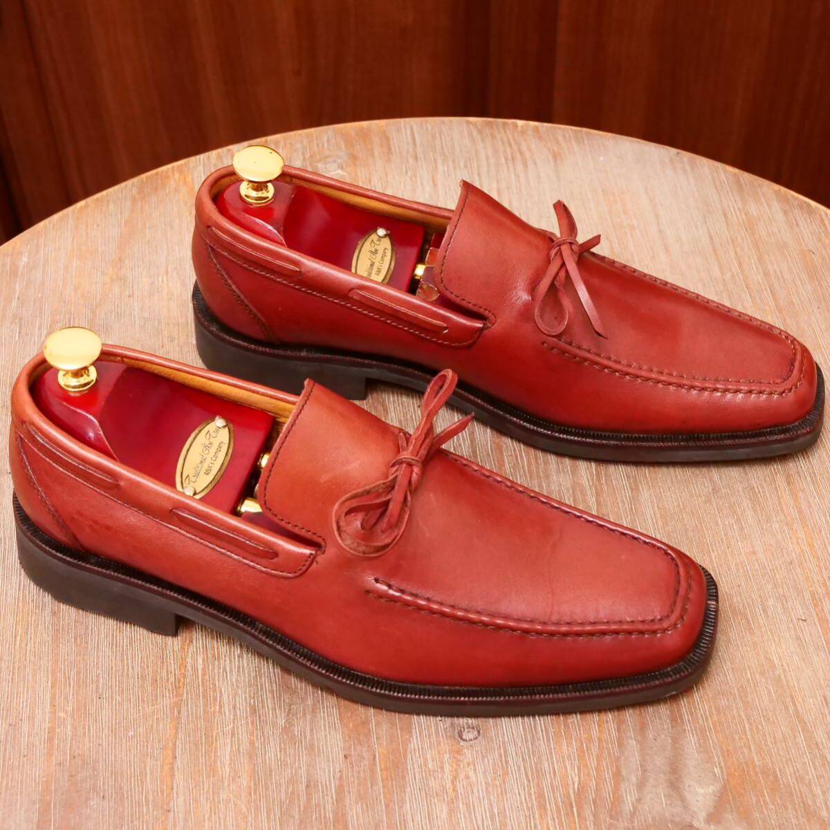  ultimate beautiful goods *[JUNKO SHMADA] Junko Shimada Van p Loafer 25cm rom and rear (before and after) business casual men's leather shoes 