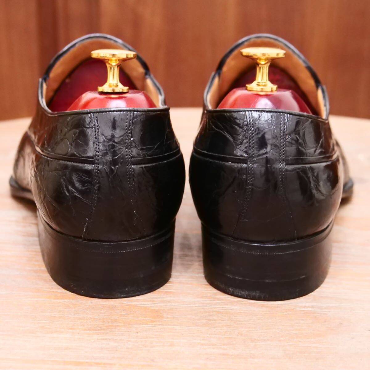  максимальный ...◎【a.testoni】... *   тест ...  черный  ...  бок  ... обувь   ... мех  ... UK6.5  мужской   кожаная обувь 