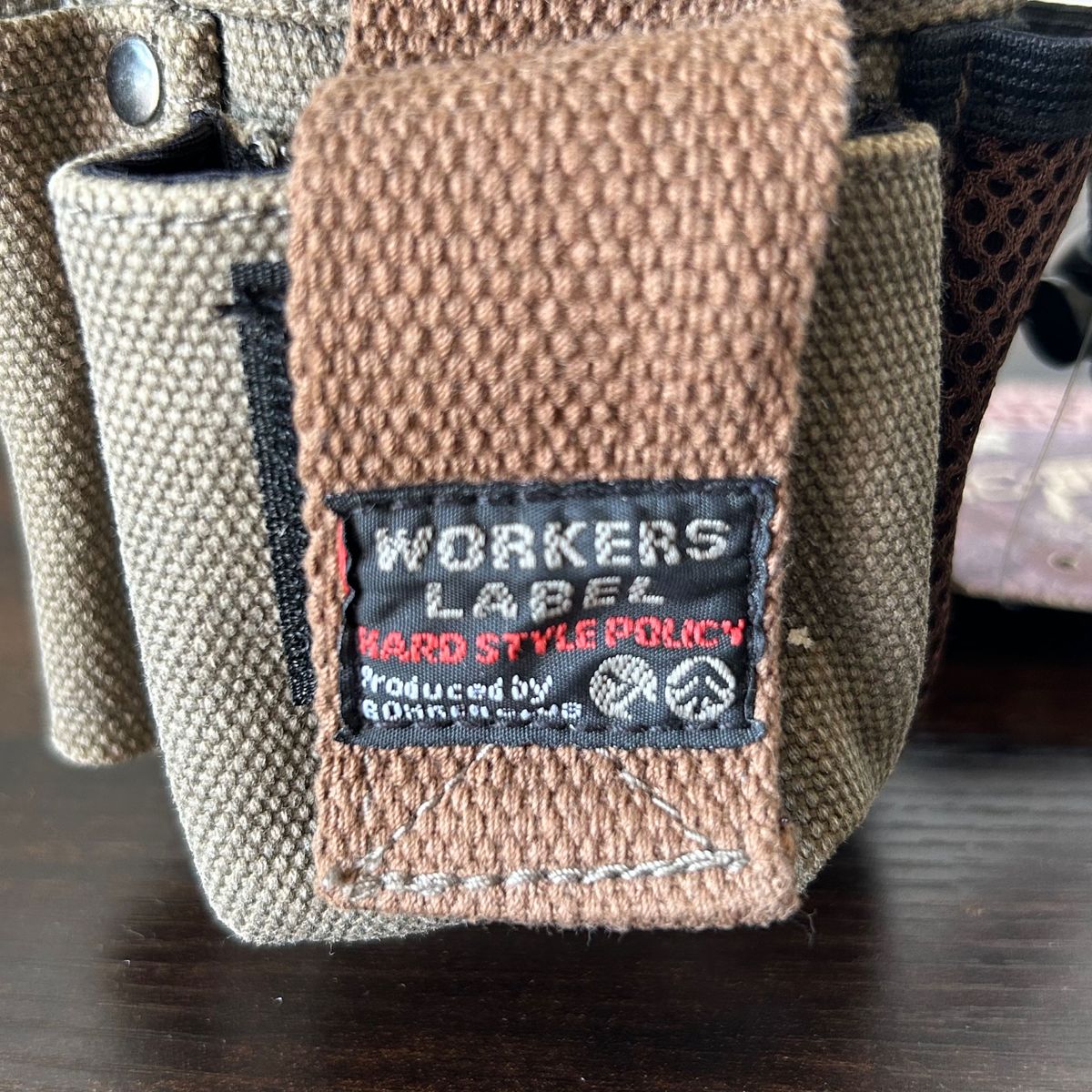 ★ 【新品・未使用】WORKERS LABEL ワーカーズレーベル 小物入 チョークバッグ丸型 腰袋 工具袋