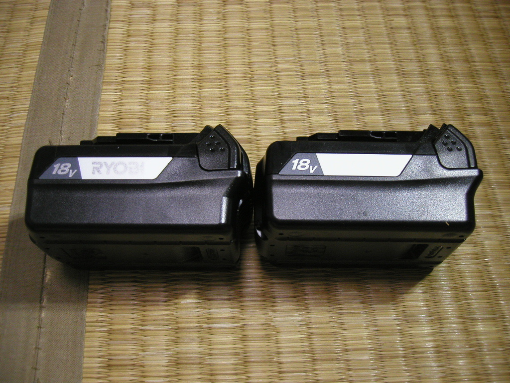 送料無料 未使用 2個 B-1860LA 京セラ(リョービ) 電池パック　　#RYOBI リチウム バッテリ B-1815LA B-1850L B-1850LA B-1860L B-1860LA