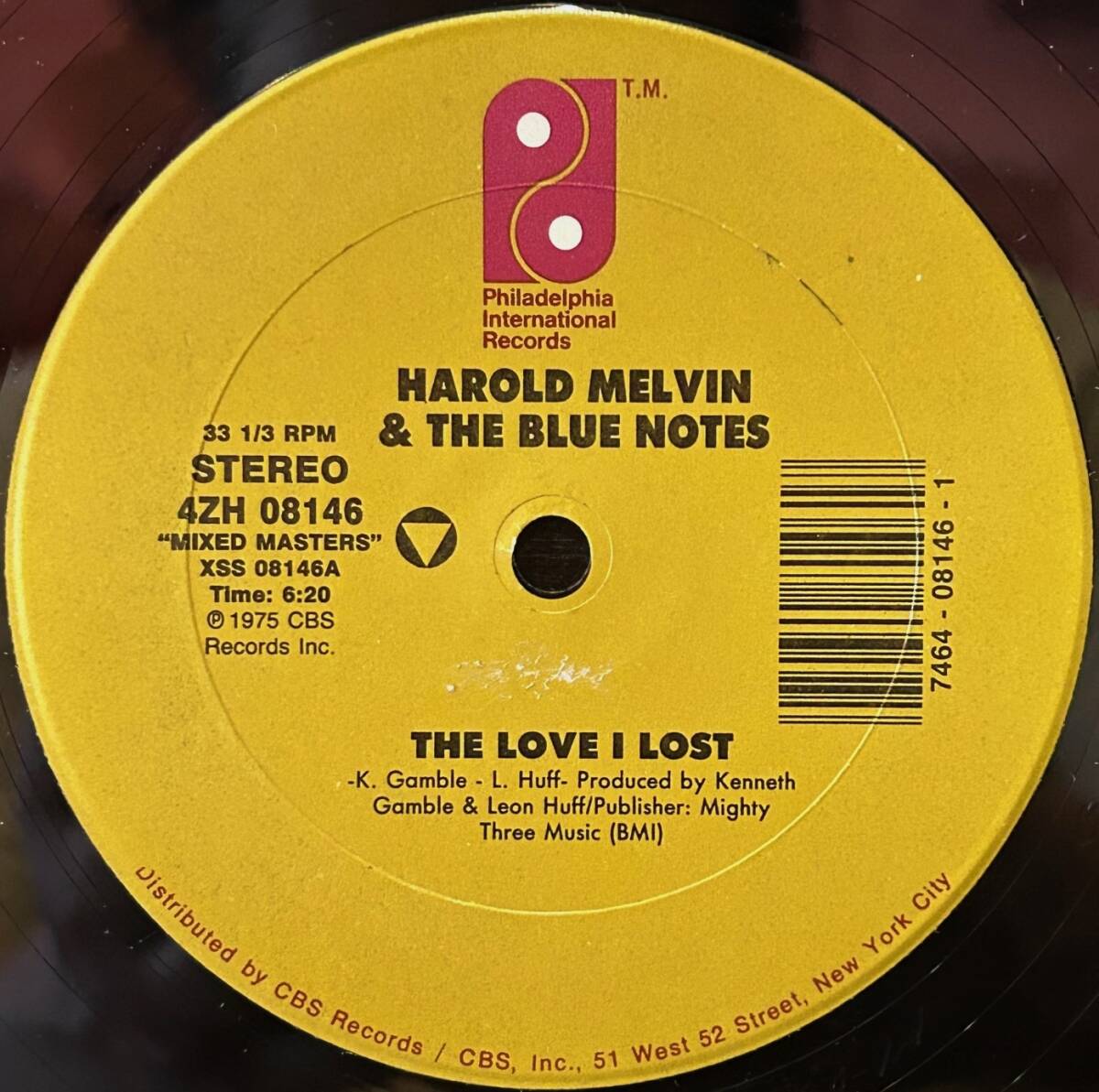 Harold Melvin & The Blue Notes - The Love I Lost / Wake Up Everybody / 両面共にガラージ・クラシックとしても人気です！_画像1