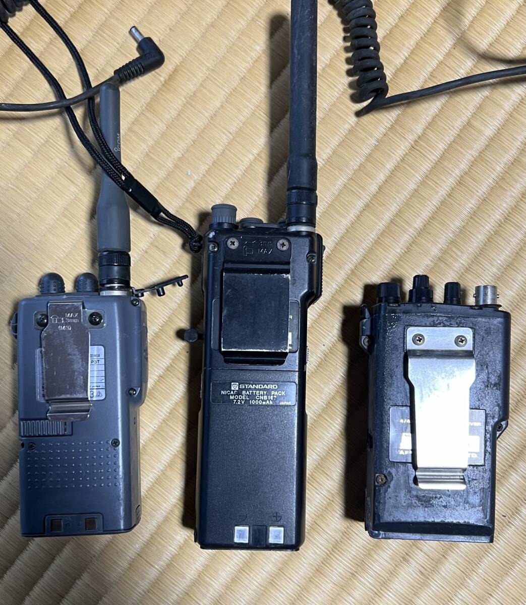  standard handy machine standard C160 2m machine other Yaesu wireless YAESU FT-728 ICOM IC-P3T 3 machine set 