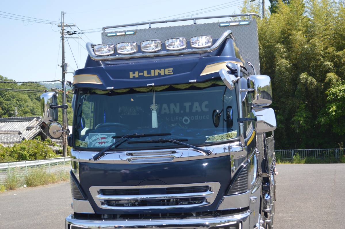 2t標準幅フロントバイザー デコトラ|車 2t標準幅フロントバイザー デコトラ|車