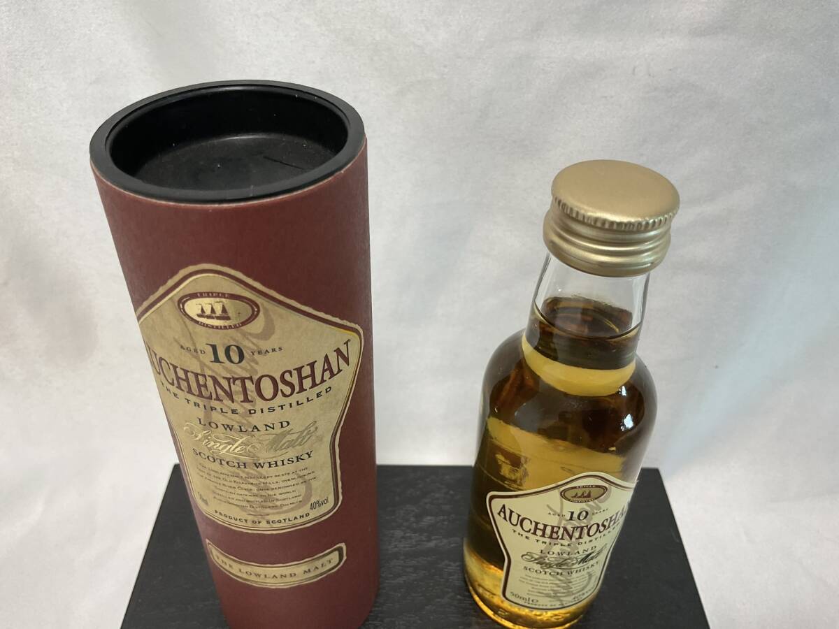 ■AUCHENTOSHAN 10年 オーヘントッシャン10年 ミニボトル 50ml 40％ 未開栓_画像3