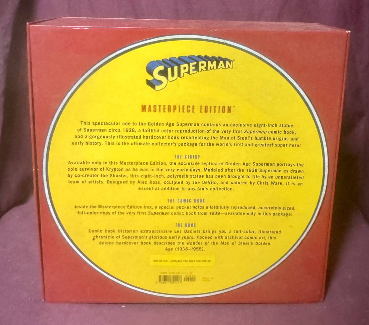 '99『SUPERMAN MASTERPIECE EDITION』スーパーマン スタチュー 復刻創刊号 ハードカバーブック DC COMICS_画像3