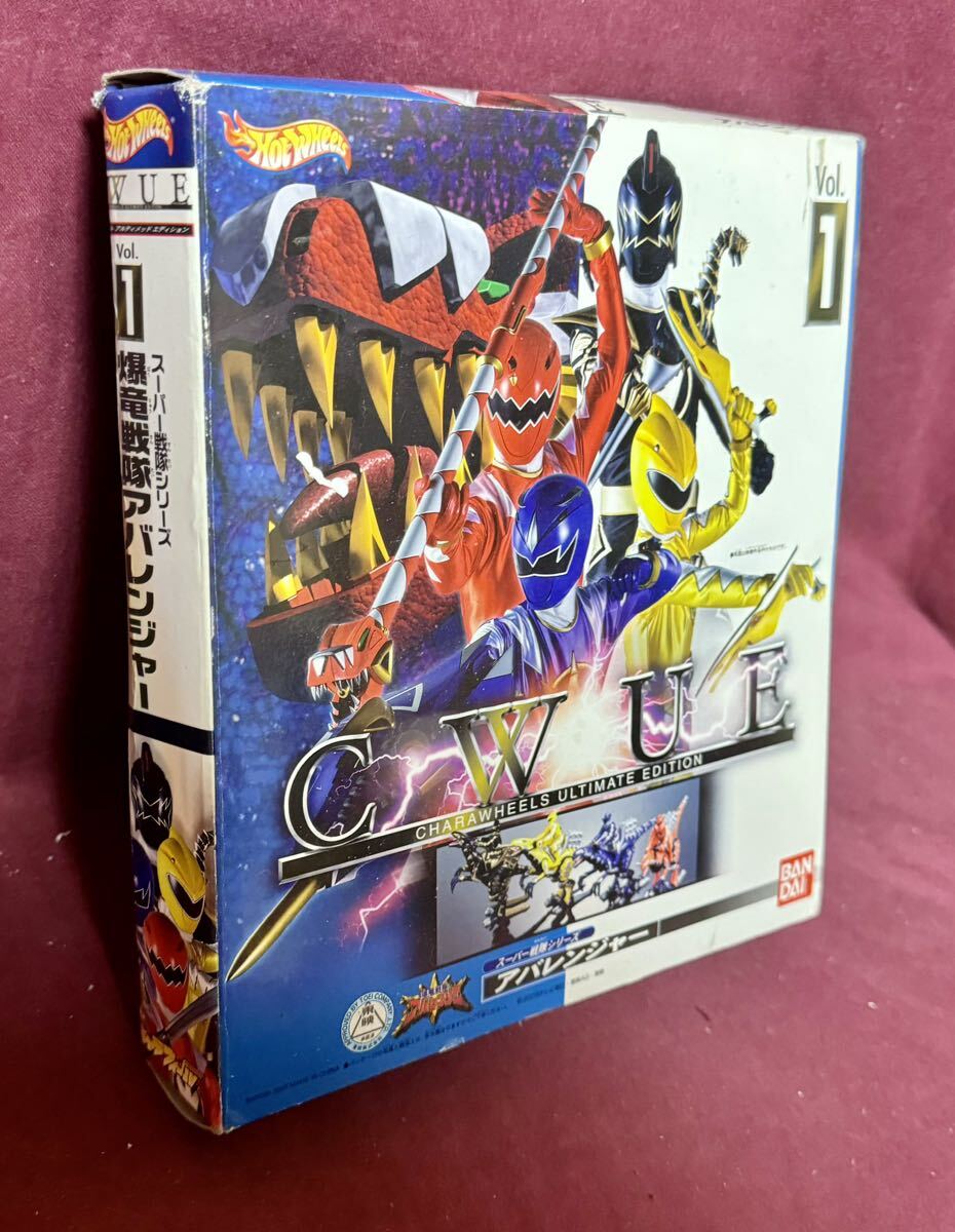 \'03 BANDAI[ Bakuryuu Sentai Abaranger ]CWUE Cara Wheel Ultimate edition BOX damage equipped 