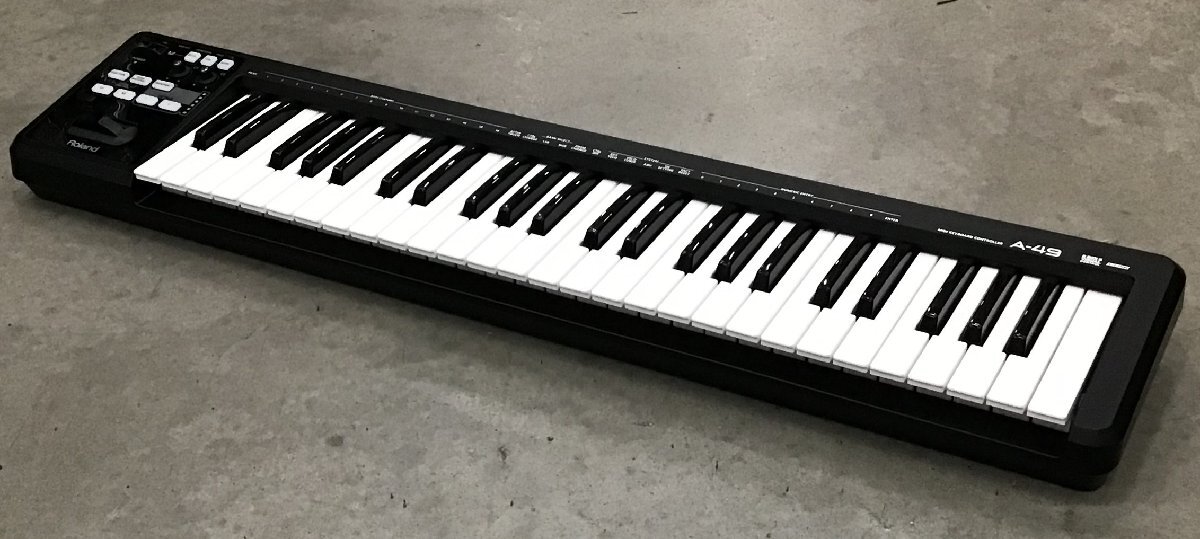  control number =c0696390[ used ]Roland A-49 BLACK JUNK Roland MIDI keyboard * controller Junk present condition delivery 