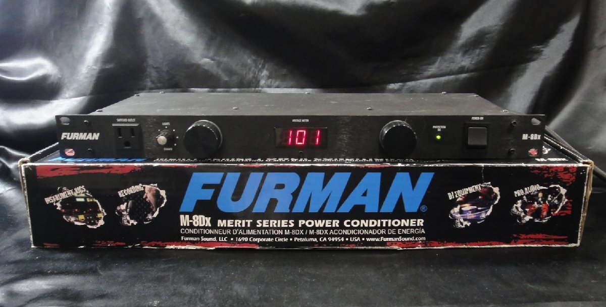 【中古】FURMAN ファーマン M-8DX パワーコンディショナー 電源ディストリビューター JUNK ジャンク 現状渡しの画像1