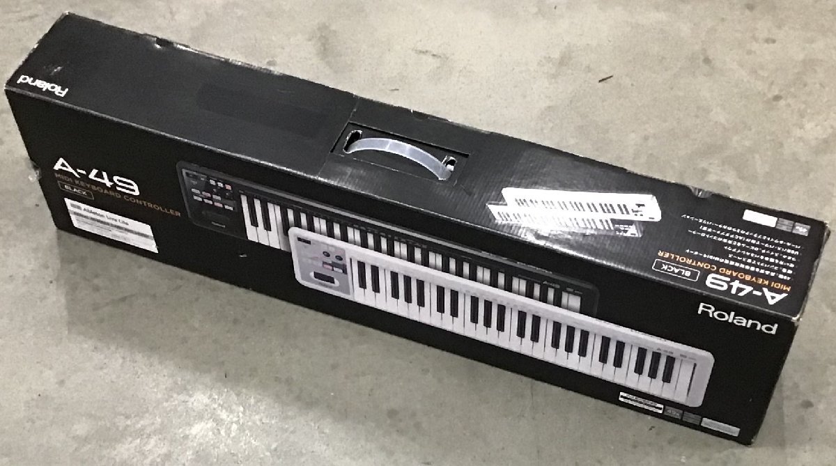  control number =c0696390[ used ]Roland A-49 BLACK JUNK Roland MIDI keyboard * controller Junk present condition delivery 