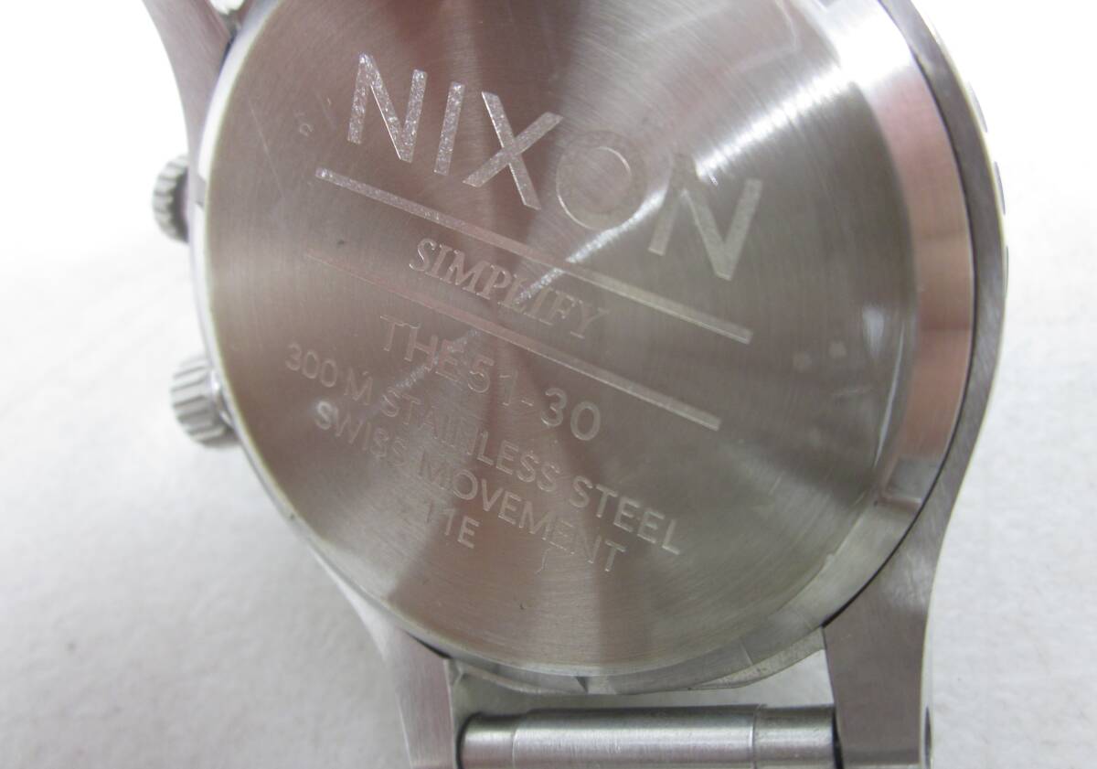 【腕時計4点 NIXON ZEPPELIN FOSSIL】THE 51-30 CHRONO メンズ 中古品_画像4