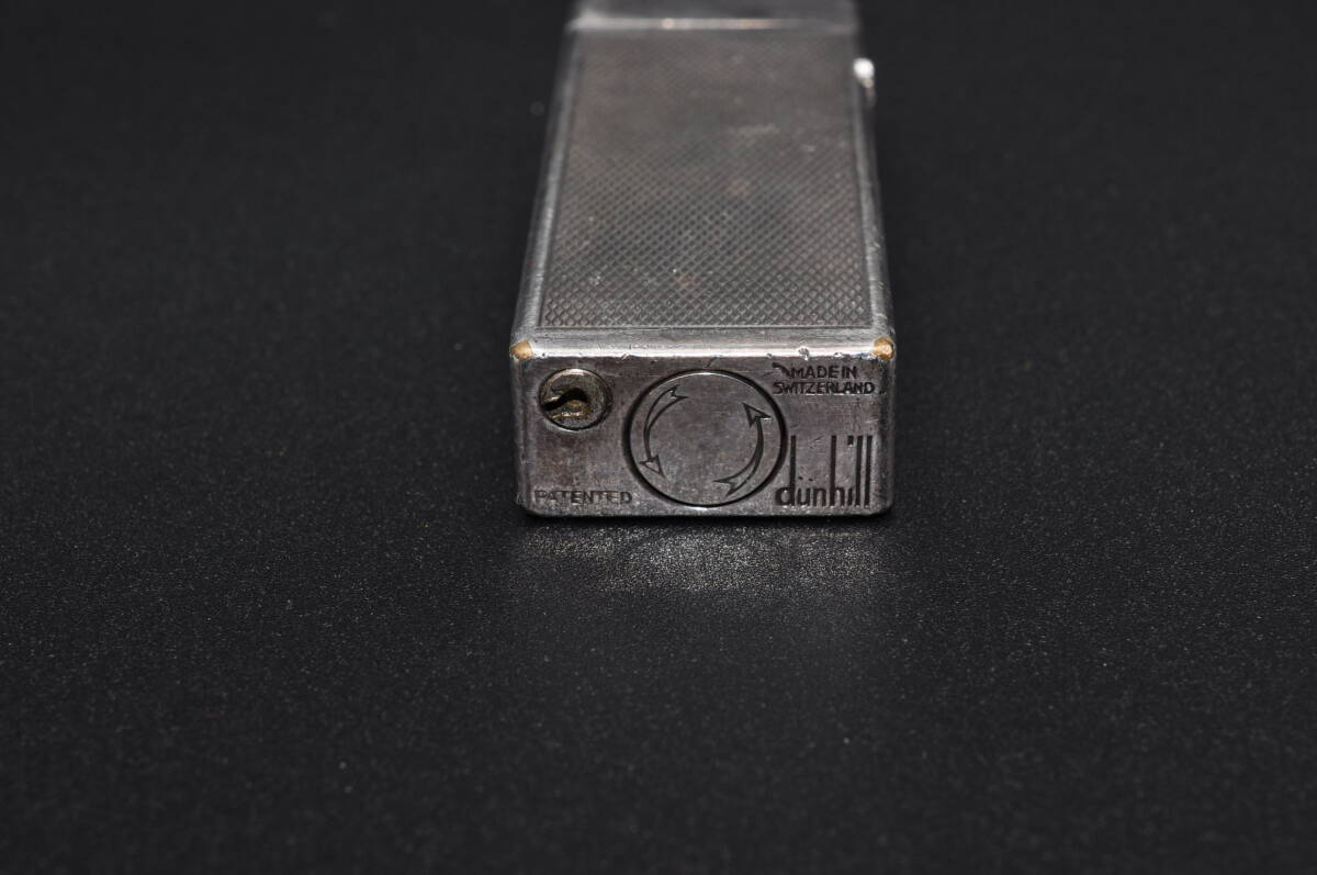 1 иен ~# вспышка проверка # dunhill Dunhill зажигалка Gold цвет / тонкий серебряный цвет ролик тип газовая зажигалка курение прибор 