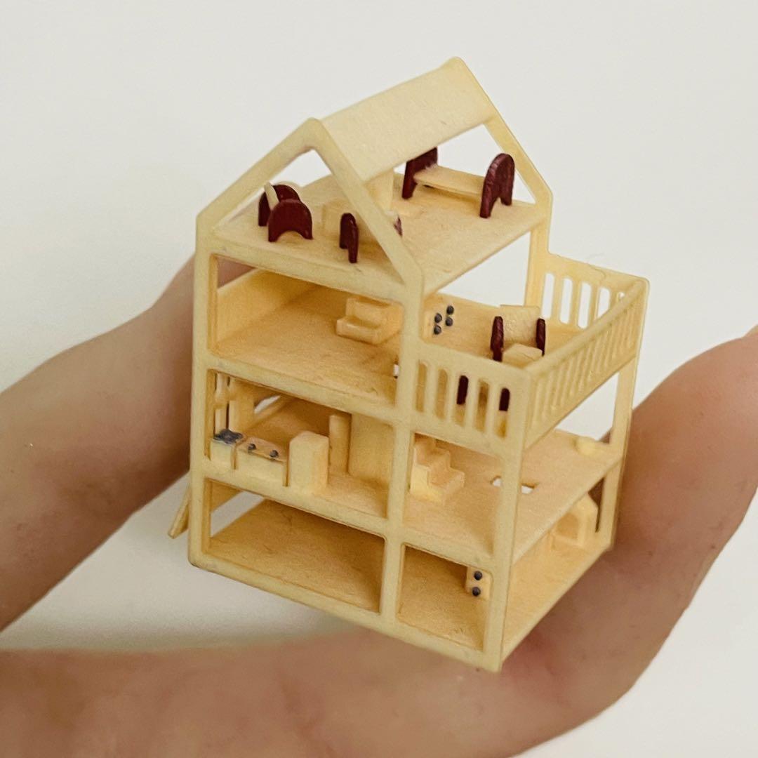 ミニチュア　ミニミニドールハウス　ドールハウスに　住宅模型　建築模型　リカちゃんに　住宅模型　建築模型　ミニチュアイメージ_画像6