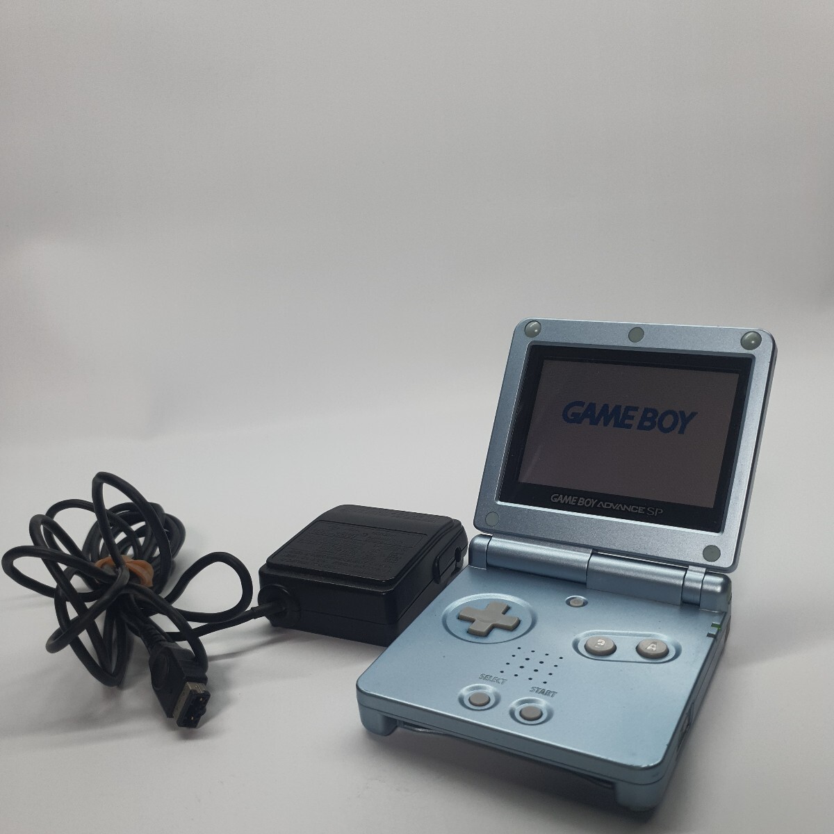 GBA SP ① with charger . game could do blue Game Boy Advance SP nintendo Game Boy Advance Nintendo body sp