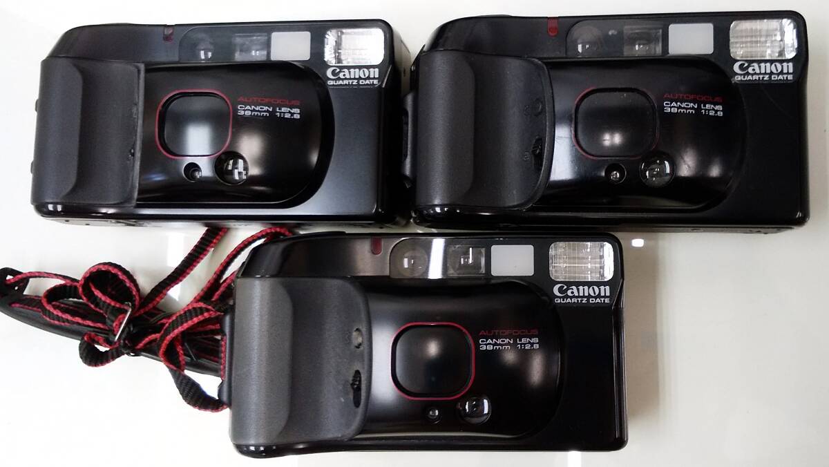 K/ フィルム カメラ　Canon　Autoboy3　PENTAX　FUJIFILM　YASHICA　Panasonic　おまとめ　12点　ジャンク　0514-2_画像2