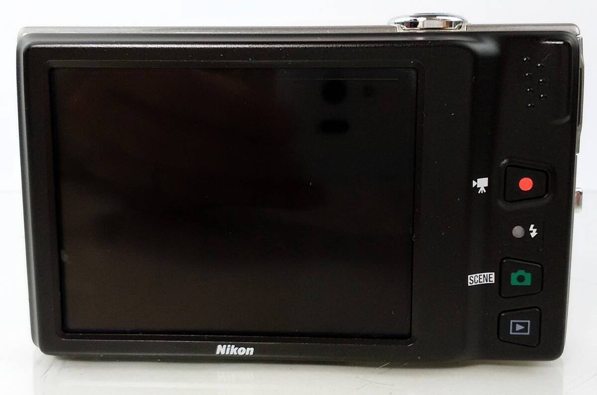 K/ Nikon ニコン COOLPIX S6100 コンパクト デジタルカメラ シャンパンシルバー 16.0メガピクセル 0502-2の画像7