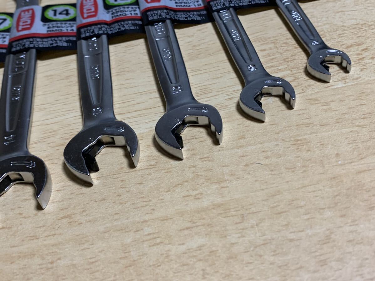 [X8852]TONE tone [ RMQ700 ] Quick ratchet socket wrench 7 pcs set 