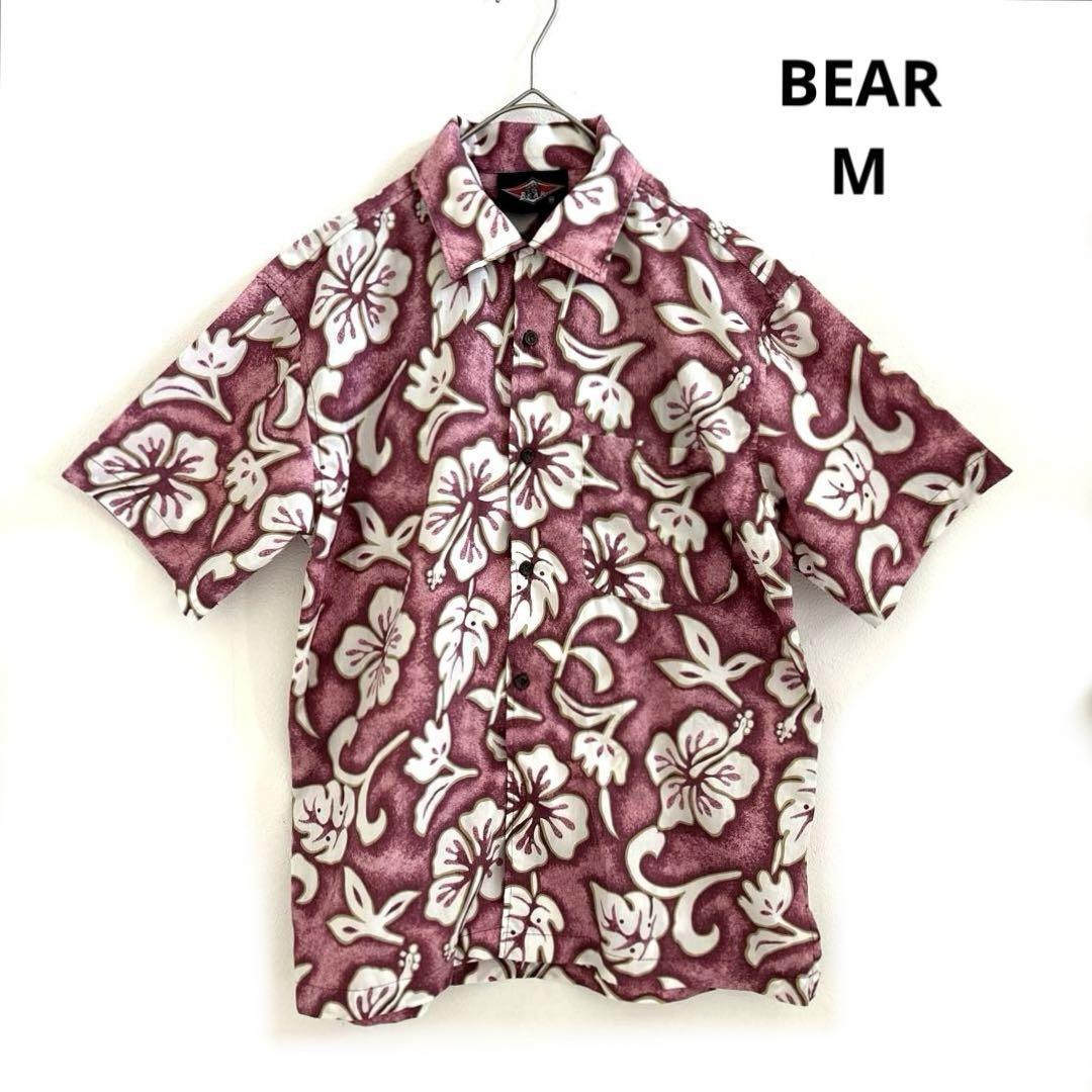 BEAR ベアー アロハシャツ 半袖 初期 vintage M