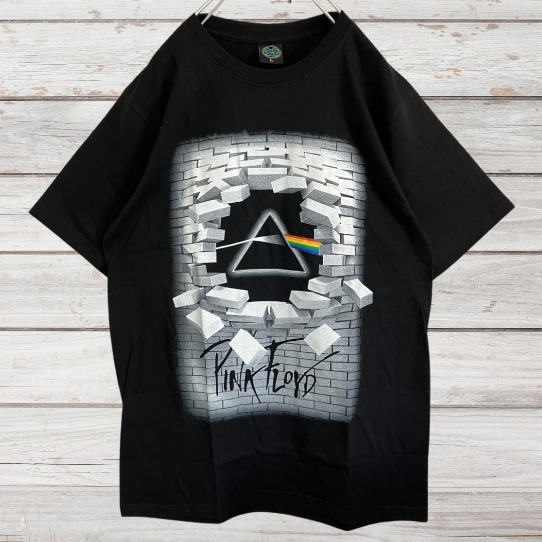 ★新品未使用★ピンク・フロイド Pink Floyd バンドTシャツ 半袖 ロックTシャツ コットン プリント ブラック 黒 Lサイズ2615_画像2