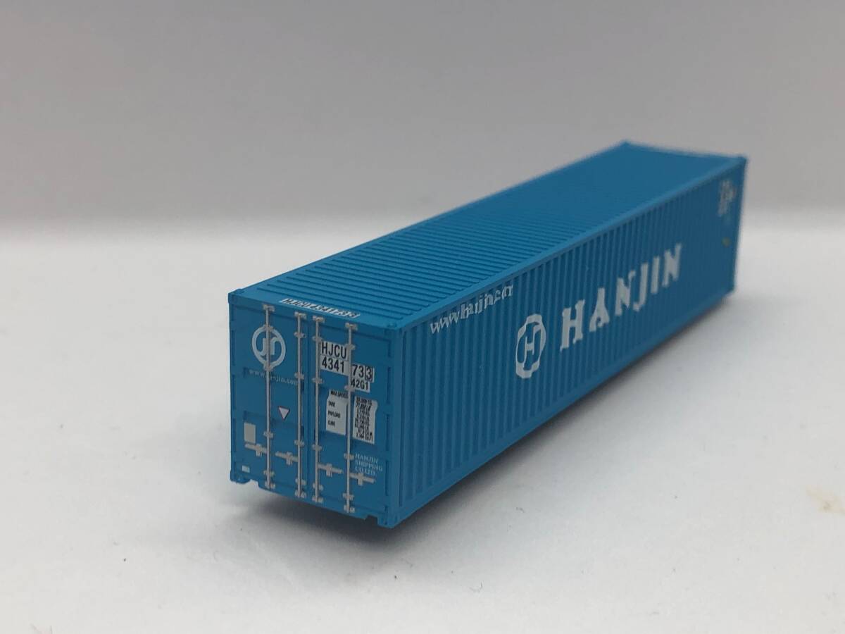 ザ・トレーラーコレクション第4弾 韓進海運 40ftドライコンテナ 中古 HANJIN トミーテックの画像3